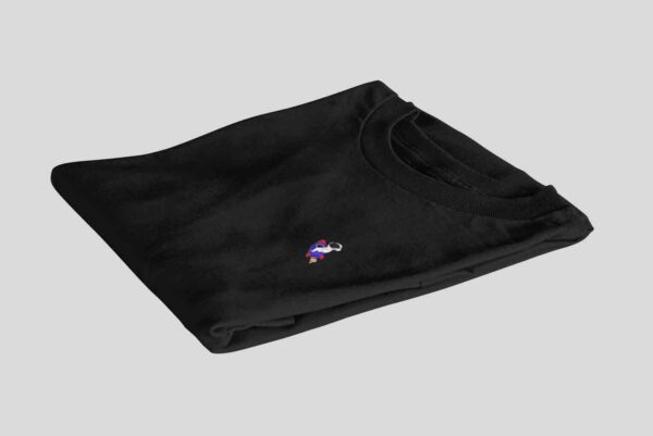 Playera negra bordada niño - Image 3