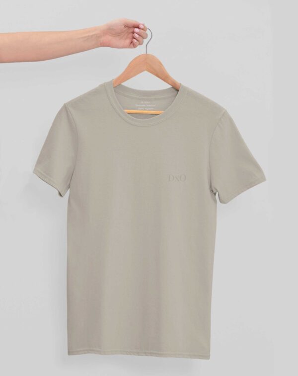 Playera manga corta beige